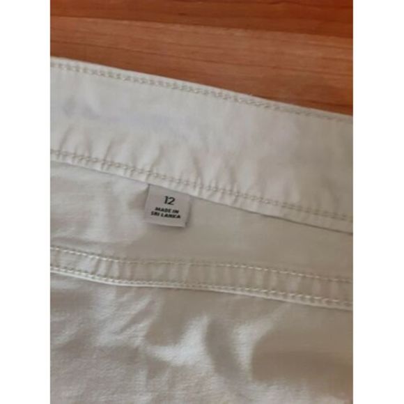 Women’s Calvin Klein Light Tan Khaki Flat Front Chino Shorts Size 12 - Picture 10 of 12